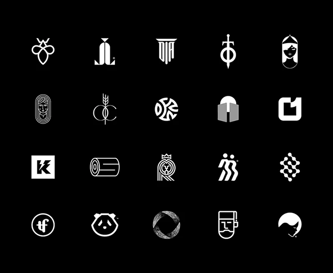 Brandmark logo type example