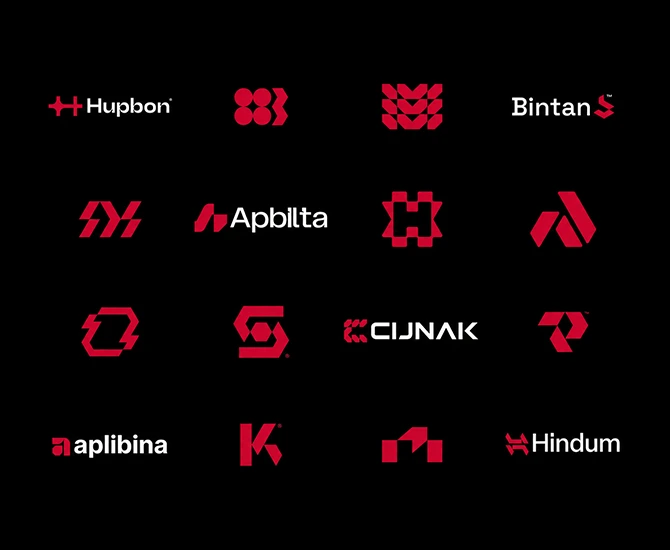 Lettermark logo type example