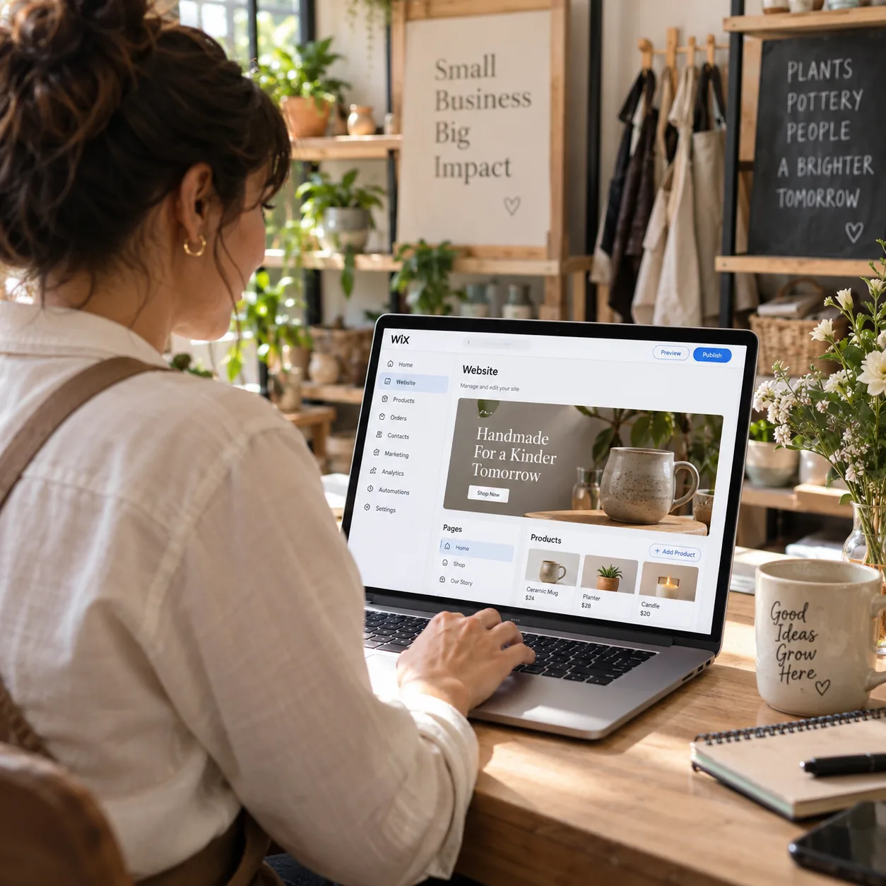 Wix CMS platform
