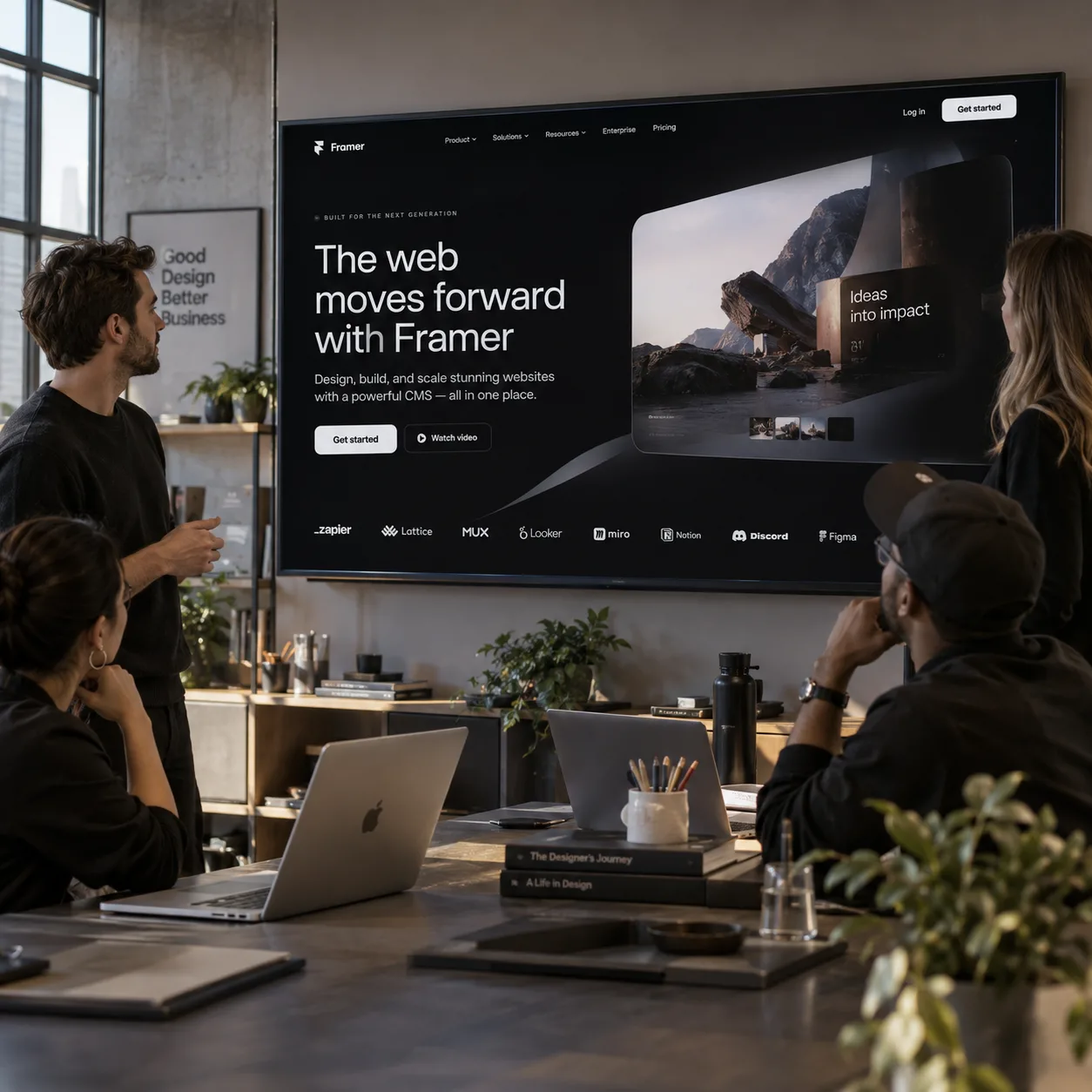 Framer CMS platform