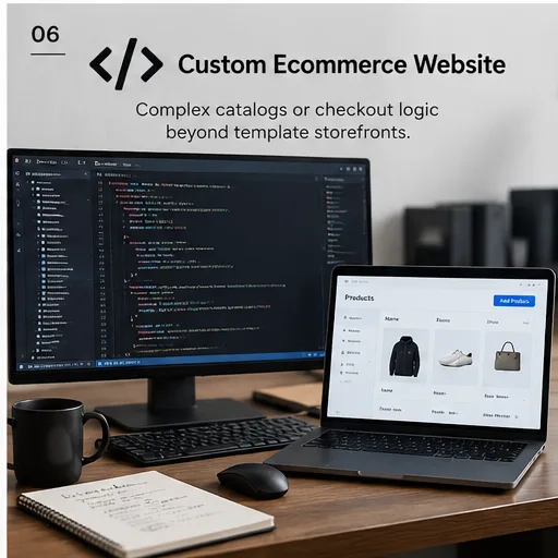 Custom e-commerce platform