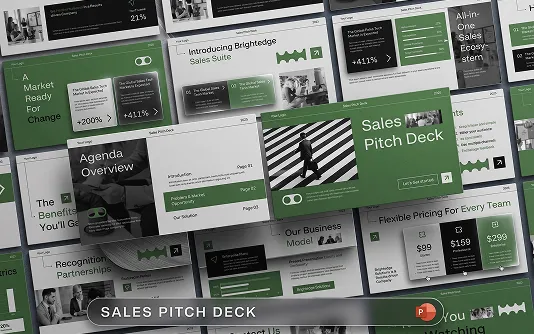 Sales pitch deck example