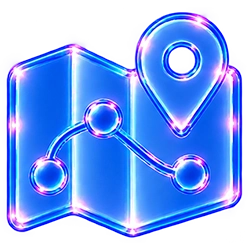 Automation process: Map icon