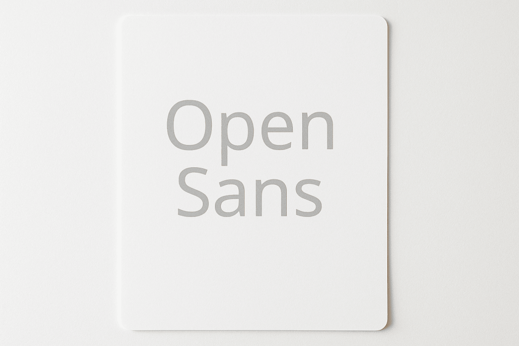 Open Sans Font
