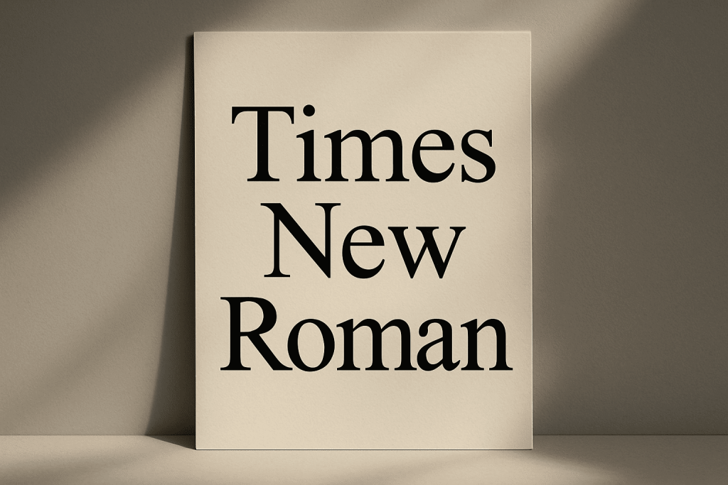 Times New Roman Font