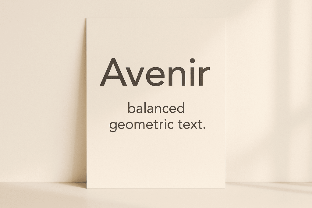 Avenir Font