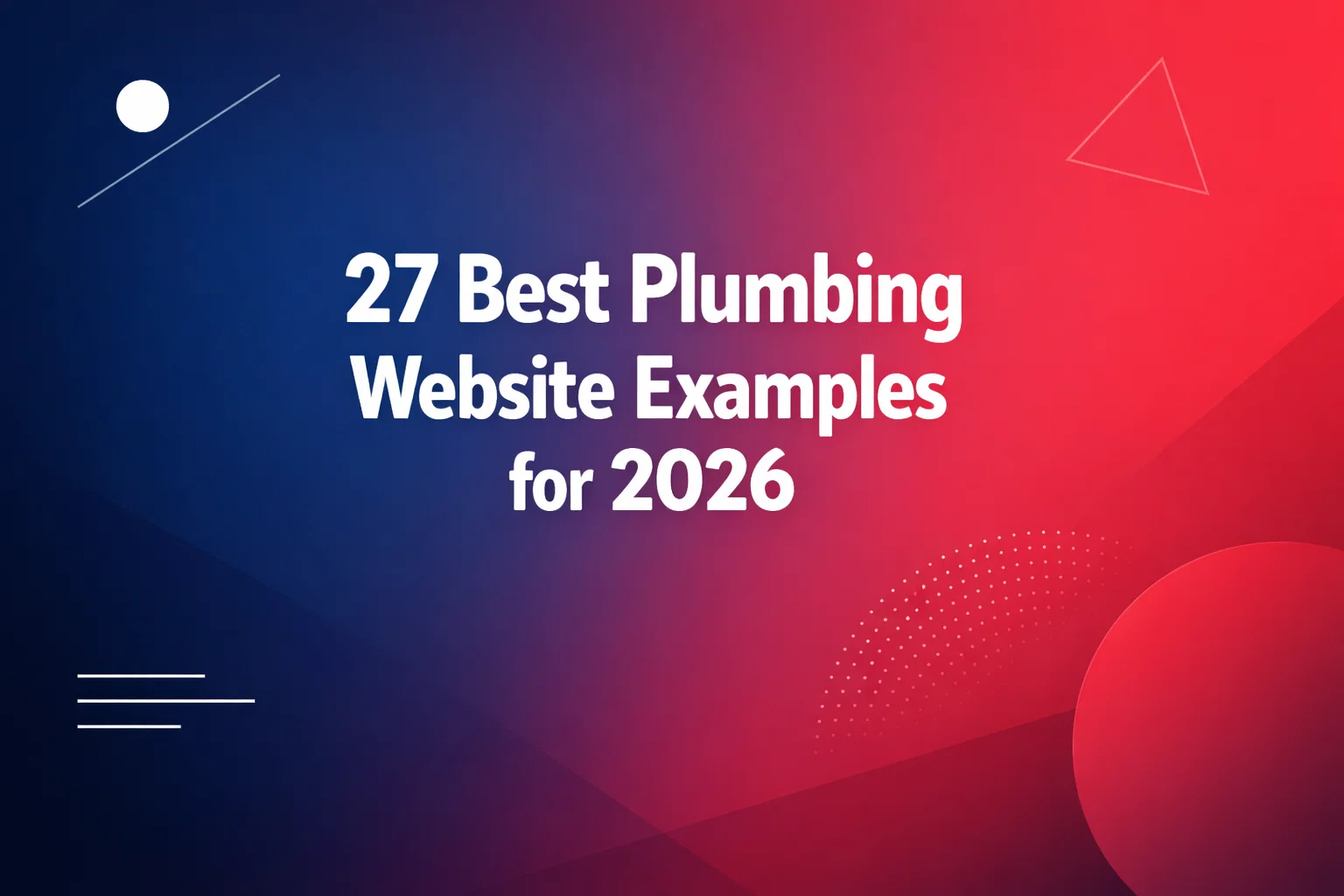 27 Plumbing Websites