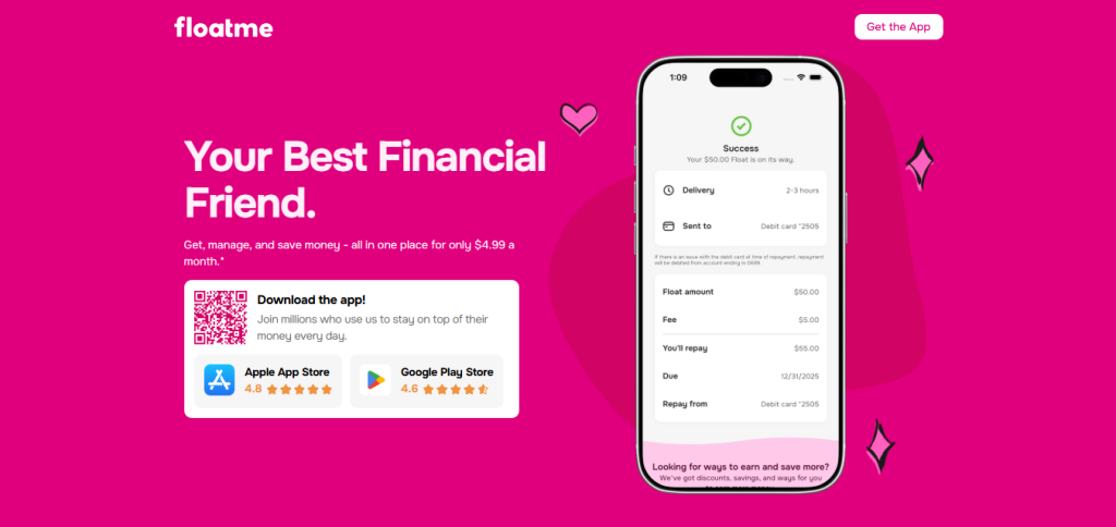 FloatMe cash borrow app