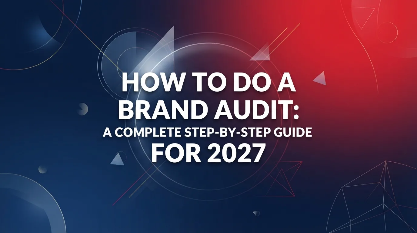 Brand audit guide showing key areas of brand review