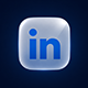 social-linkedin-glass