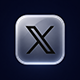 social-x-glass
