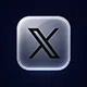 social-x-glass