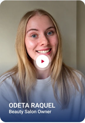 Odeta Raquel, beauty salon owner