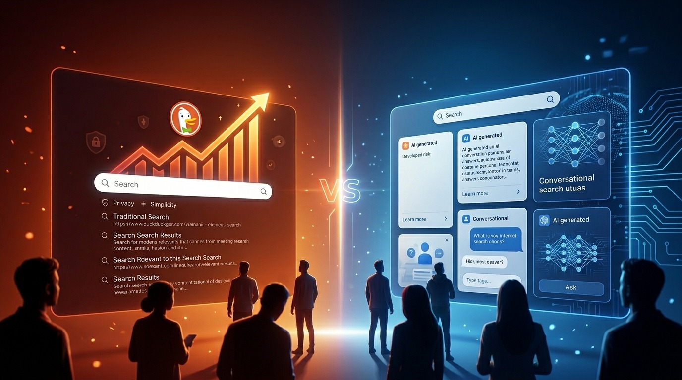 DuckDuckGo users shifting toward simpler search amid Google AI search changes