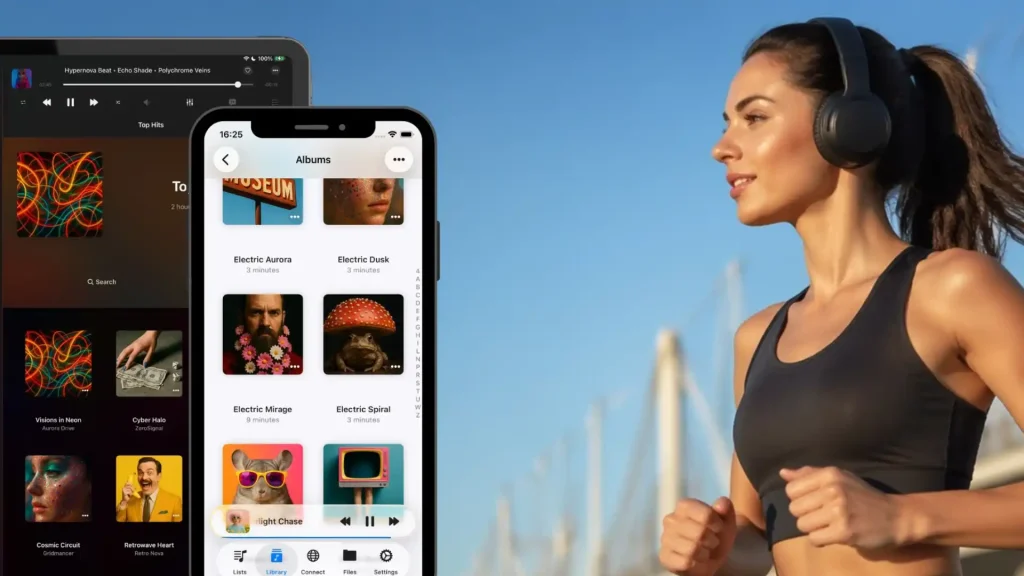 Evermusic offline music apps for iPhone