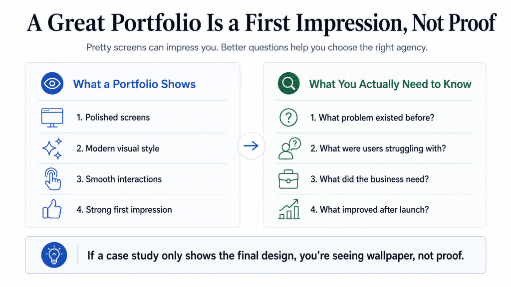 Don't Choose an Agency Because Their Portfolio Looks Amazing