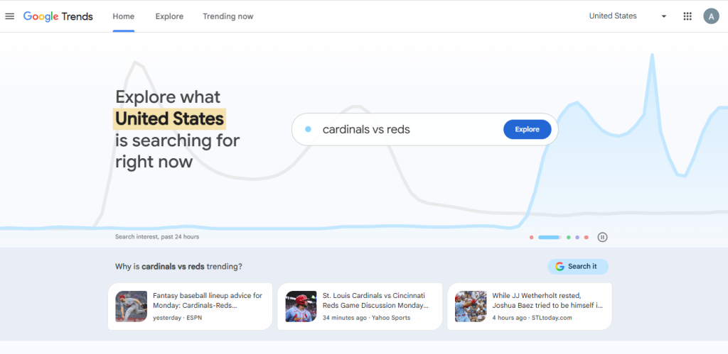Google Trends for YouTube keyword research and topic ideas