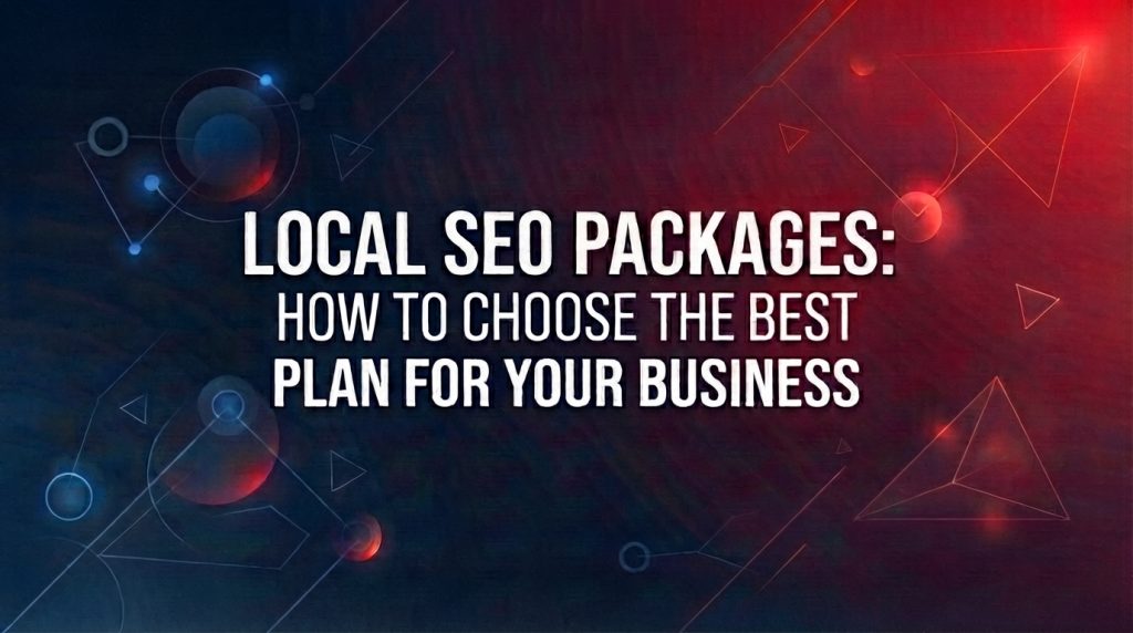 Local SEO packages for businesses