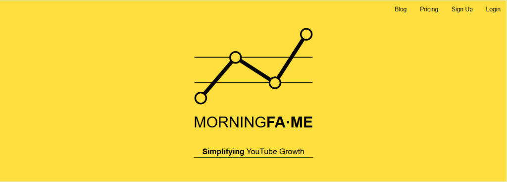 Morningfame for YouTube analytics and SEO insights