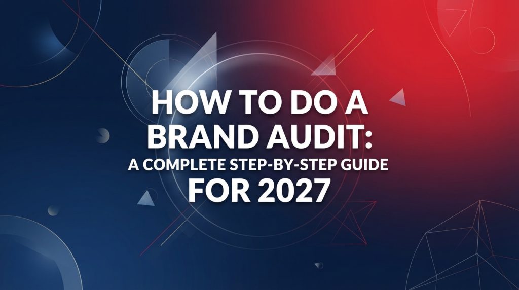 Brand audit guide showing key areas of brand review